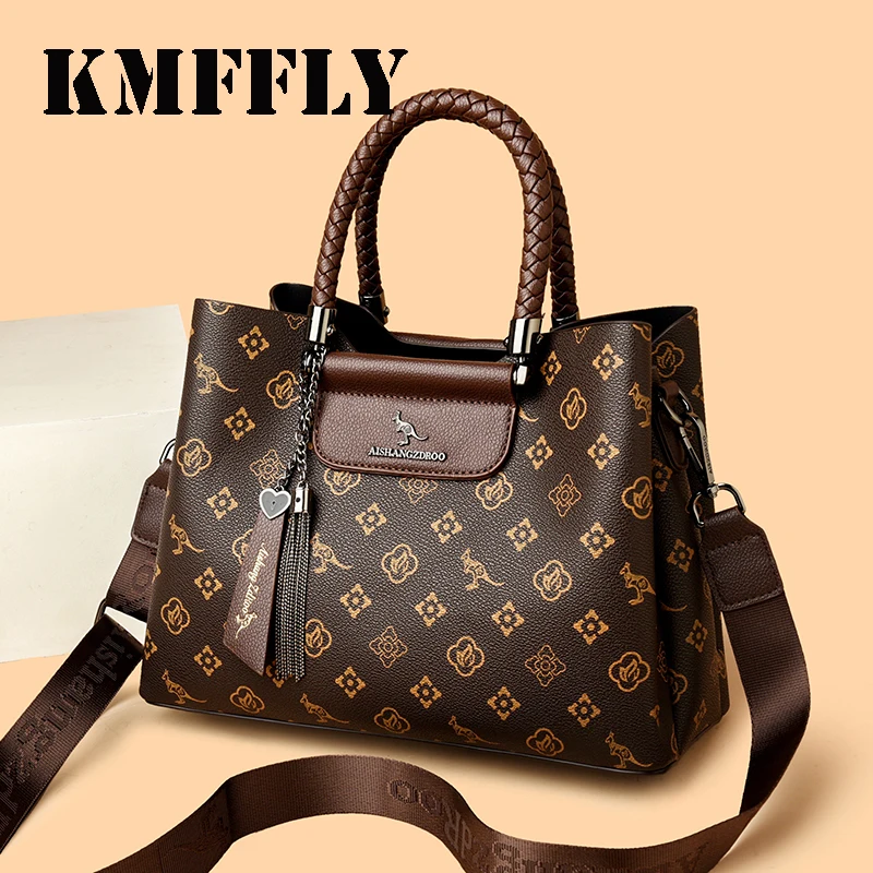 

Fashion Leather Designer Crossbody Shoulder Bags For Women 2026 High Quality Ladies Handbag And Purse Casual Totes Messenger Bag