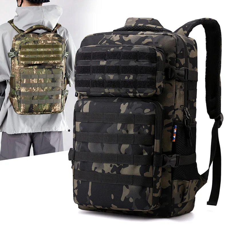 

Outdoor Tactical Backpack Camouflage Mountaineering Backpacks Multifunctional Camping Rucksack Men Large Sport Shoulder Bag