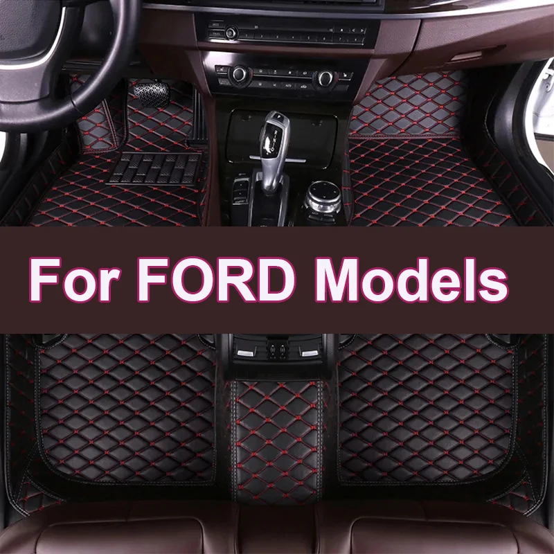 Car Floor Mat For FORD Escort  Bronco Sport Bronco Transit Connect Transit Forte GT Line Thunderbird Flex KA Car Accessories