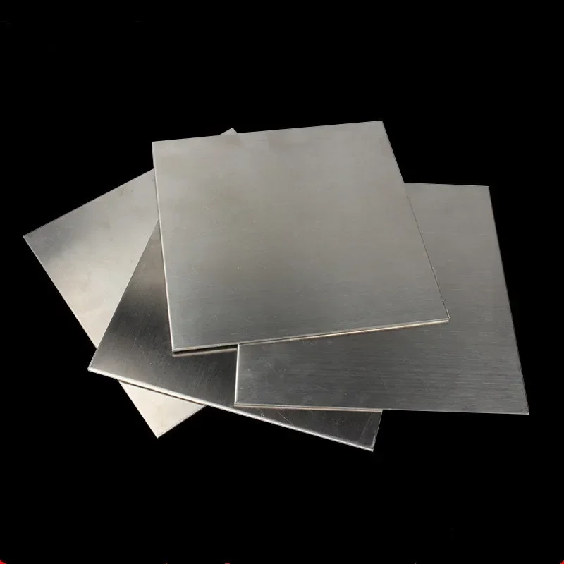 

304 Stainless Steel sheet Square Sheet Plate Thickness 0.1-3.0mm Flat Brushed Metal Polished Plate 100x100mm