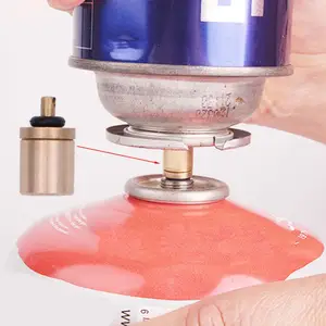 محول إعادة تعبئة الغاز الصلب ، عبوة الغاز الصغيرة ، موقد التخييم المحمول ، صمام النفخ ، 1 مجموعة أفضل 8 موقد بطارية مبيعات - رقم 2