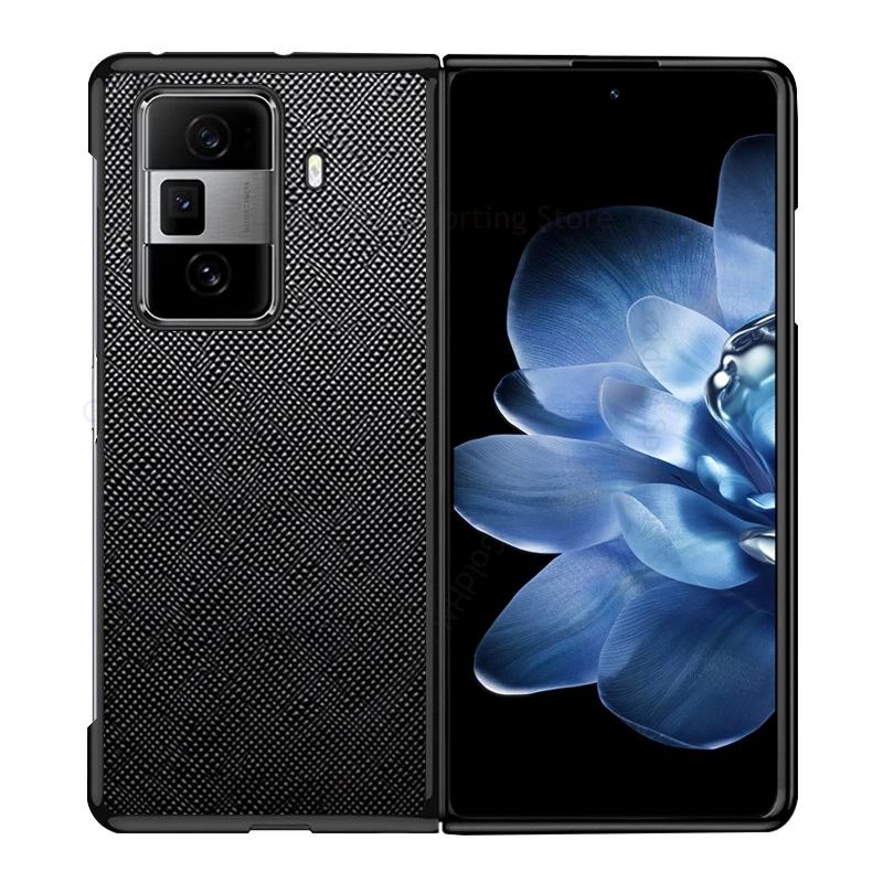 

Shell For Honor Magic Vs3 5G Cross Leather Shockproof Phone Case For Honor Magic Vs2 V3 V2 V Vs3 Hard PC Bumper Protective Cover