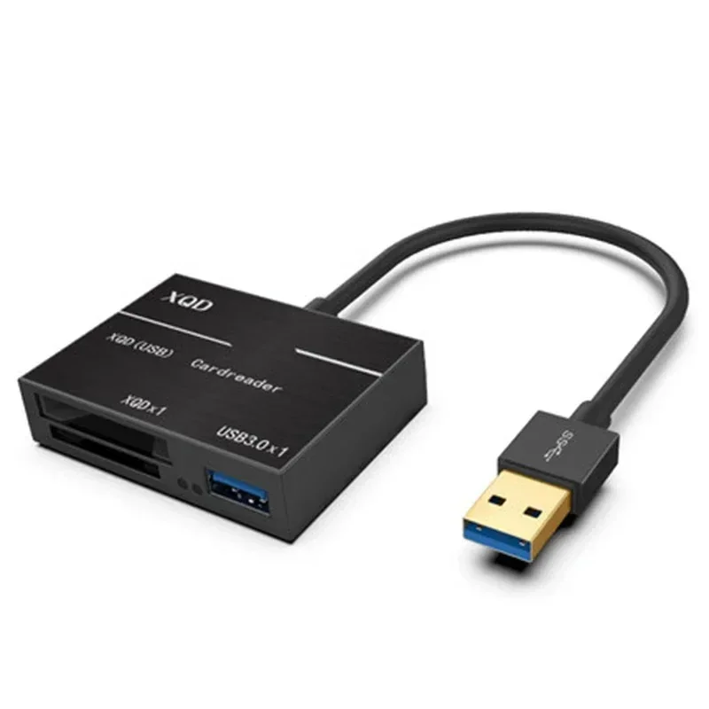 USB 3.0 XQD Card Reader SDHC SD Card USB Drive Memory Reader Transfer for Sony M/G Series for Windows/Mac OS Computer PC