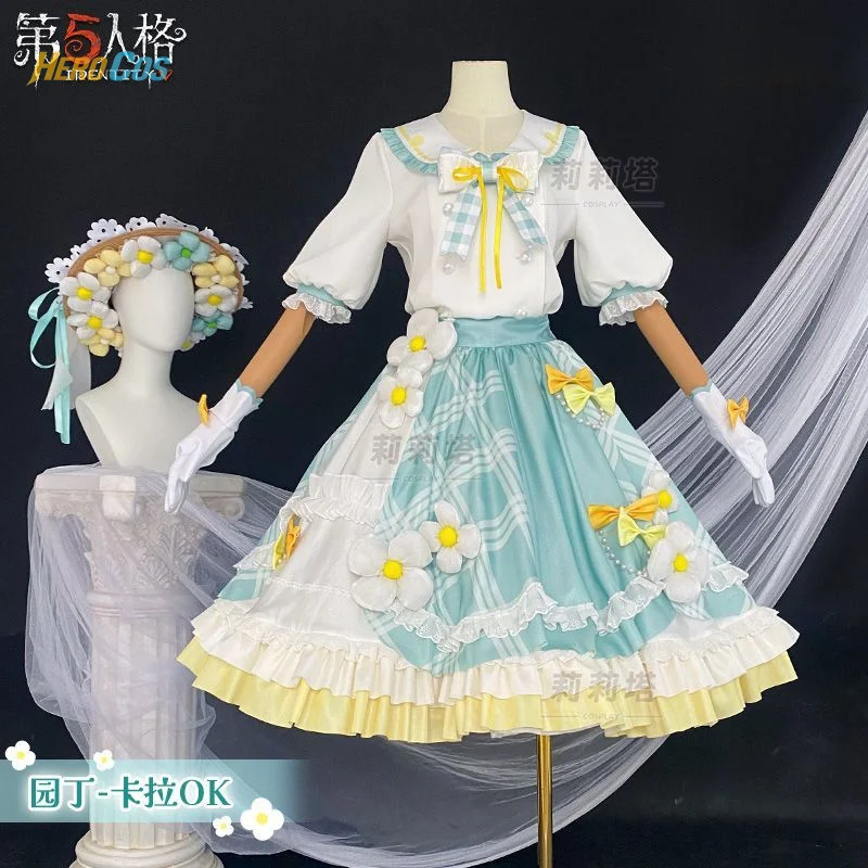 الهوية VGardener تأثيري إيما وودز زي المرأة لوليتا فستان هالوين كرنفال موحدة الملابس بدلة الحفلات بطل كوس