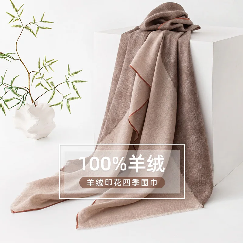 Écharpe en cachemire pur pour hommes et femmes, nouveau cadeau haut de gamme, Simple et polyvalent, chaud, Style Couple, châle, 4w984, automne hiver