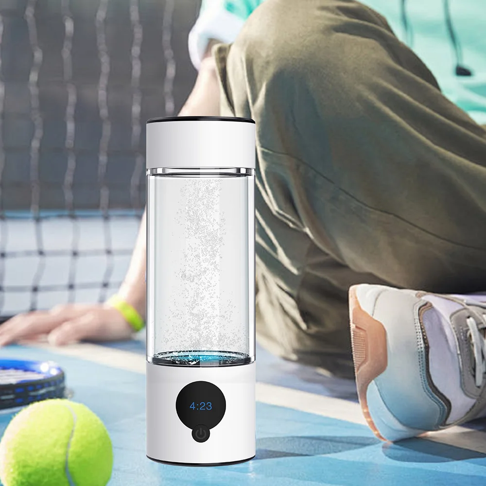 

Portable Hydrogen Rich Water Cup Rechargeable Water Ionizer Generator Antioxidants Hydrogen Alkaline Water Bottle