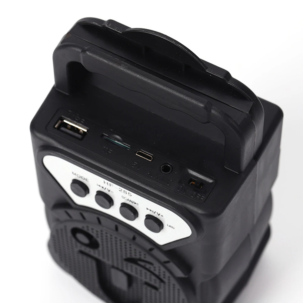 Caixa de som sem fio bluetooth alto-falante portátil música ao ar livre baixo estéreo subwoofer soundbar apoio aux tf cartão