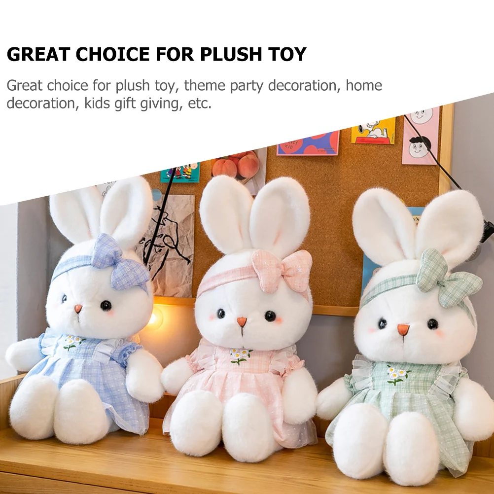 Plush Gift Toy for Animal Realistic Stuffed Animals Pp Cotton Rabbit Toys Party Decorations Comfortable