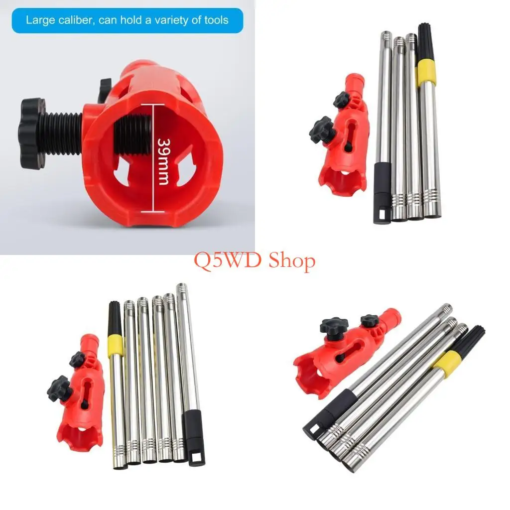 

Q5WD Гибкий удлинитель кисти для краски, многоугольный портативный удлинитель малярного валика, зажимной инструмент, инструмент