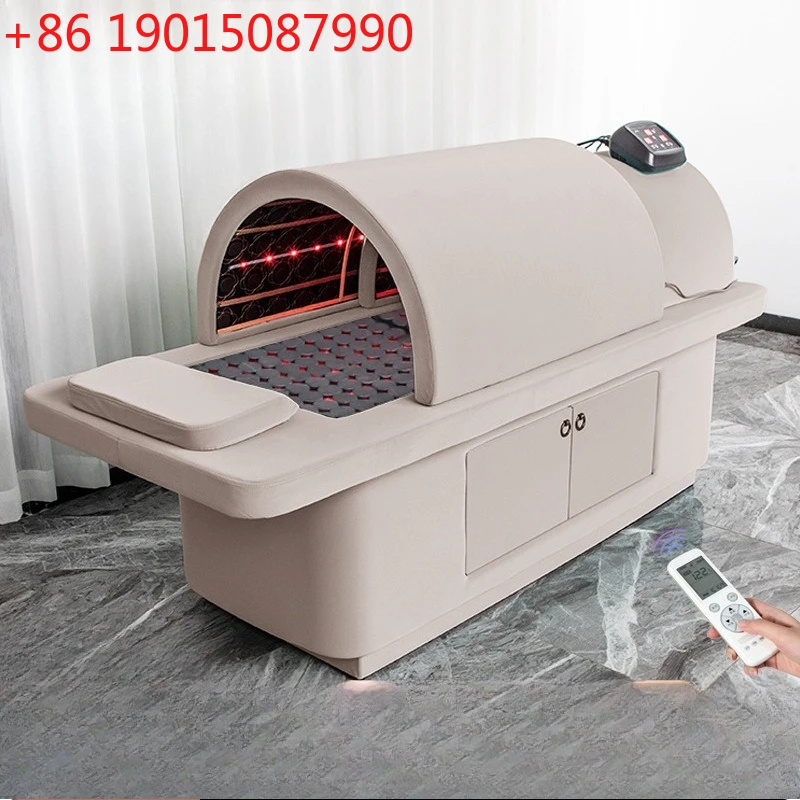 

Бездымная кровать для прижигания, бытовая автоматическая кровать для фумигации из цельного дерева, массажная кровать для лечения здоровья