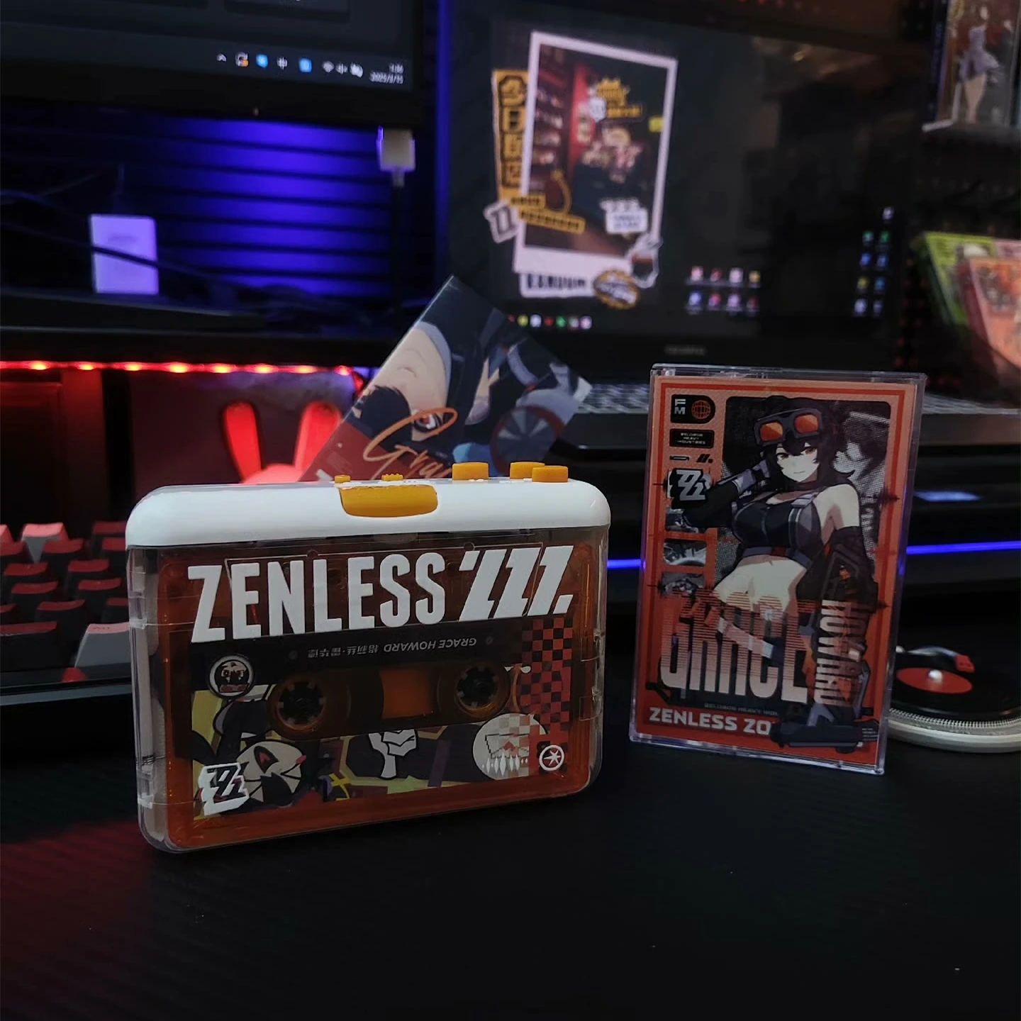 Game Zenless Zone Zero Grace Howard Music Tape Haruka Shiraishi OST Album Cassettes Cosplay Walkman Recorder Car Soundtracks Box