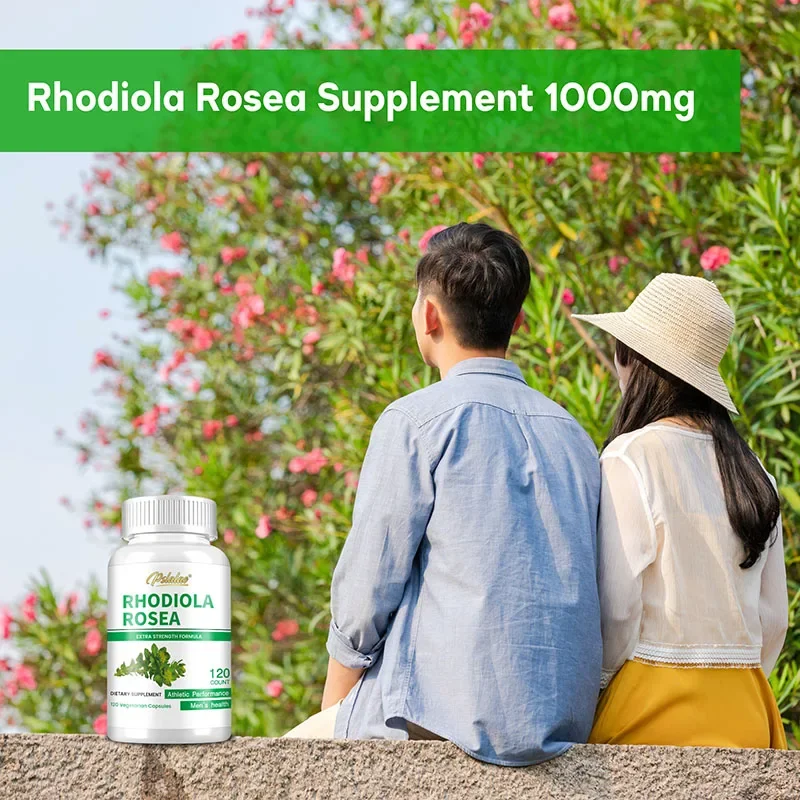 Капсулы Rhodiola Rosea — усилитель мозга, улучшает поддержку функций мозга, внимание, память и нервная система, снимает стресс