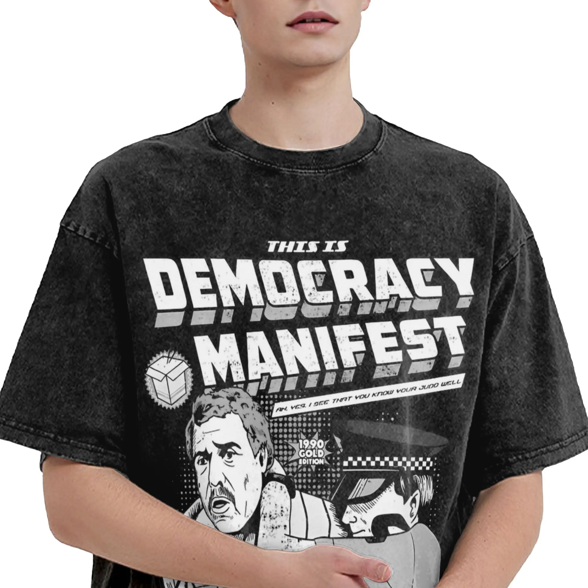 Succulent Chinese Meal T Shirts Washed Cotton Street T-Shirts  Vintage Men Women Streetwear Summer Tees