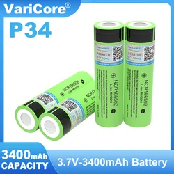 100% New Original NCR18650B 3.7v 3400mAh 18650 Lithium Rechargeable Battery 4.2v For Flashlight Energy storage batteries