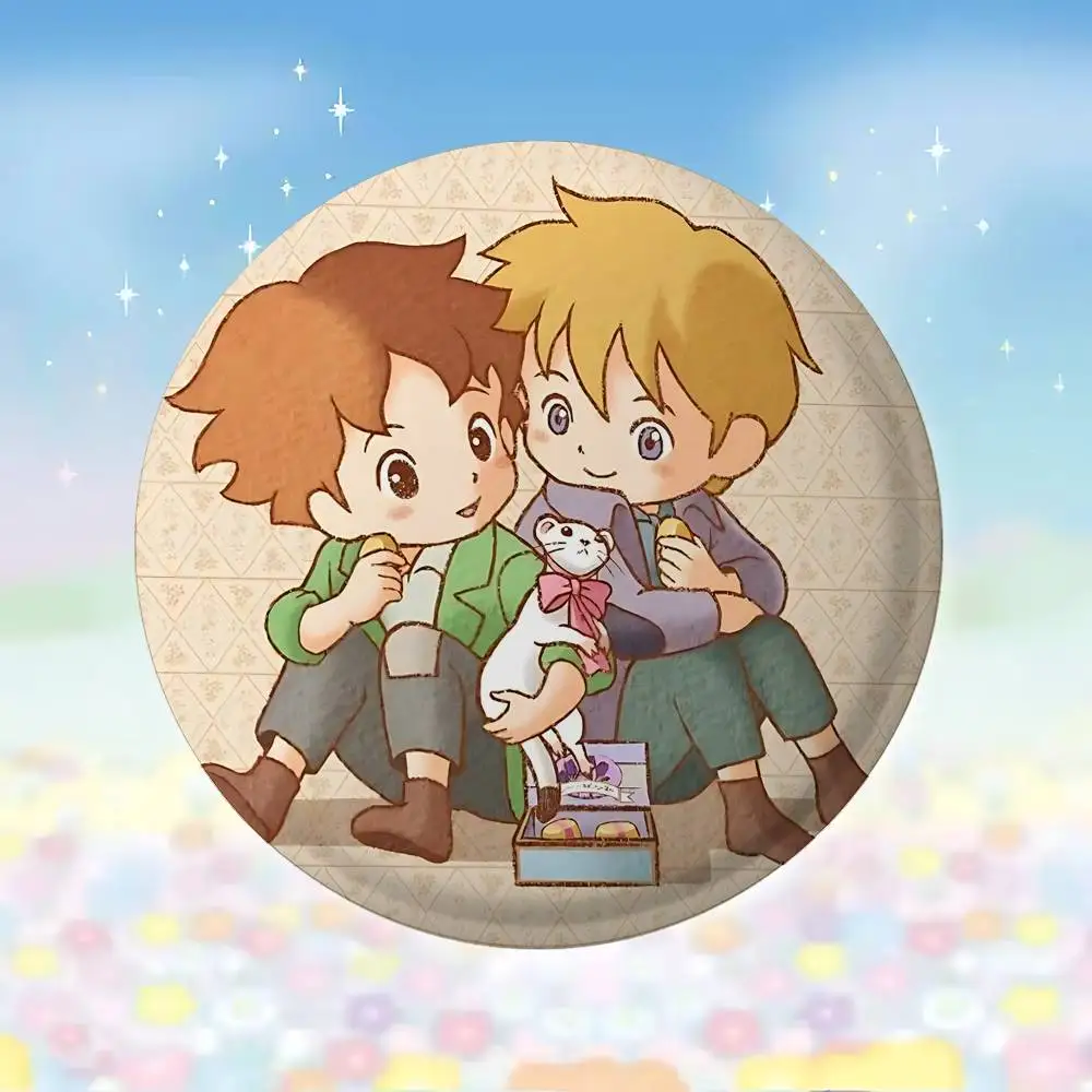 أنيمي روميو السماء الزرقاء شارات صفيح لينة زر دبوس بروش شارة معدنية مخصصة مجوهرات اكسسوارات قبعة حقيبة التلبيب #5