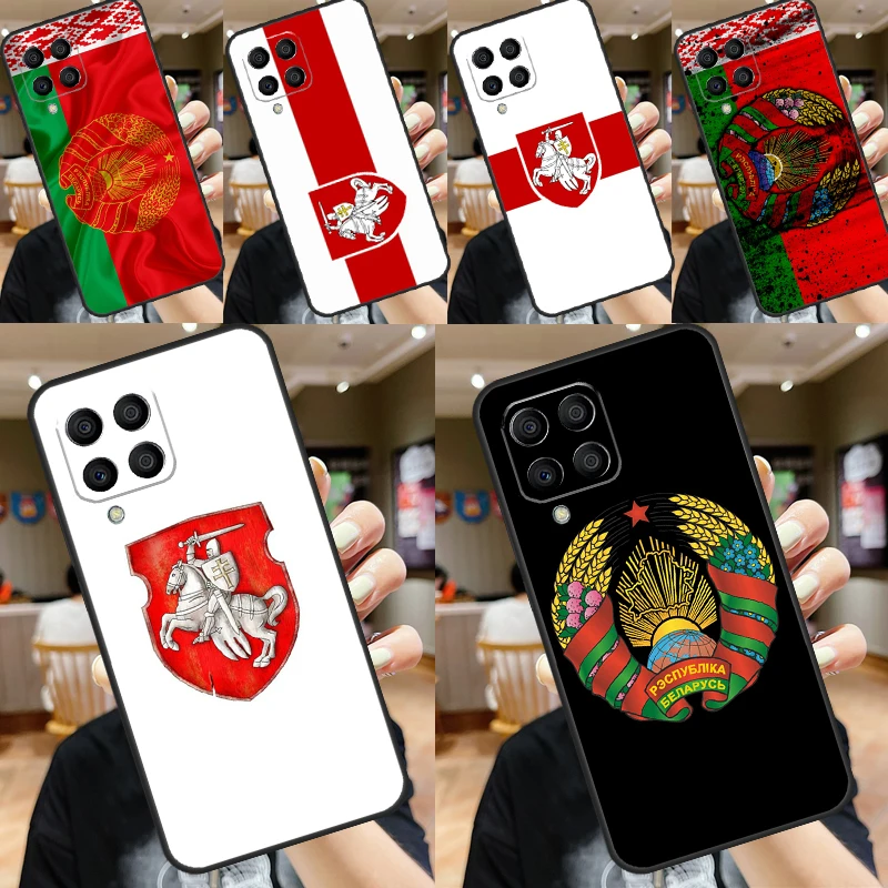 Belarus Flag Coat of Arms For Samsung Galaxy M23 M33 M53 M13 M11 M51 M14 M34 M54 M20 M30s M12 M52 M15 M55 M32 Case