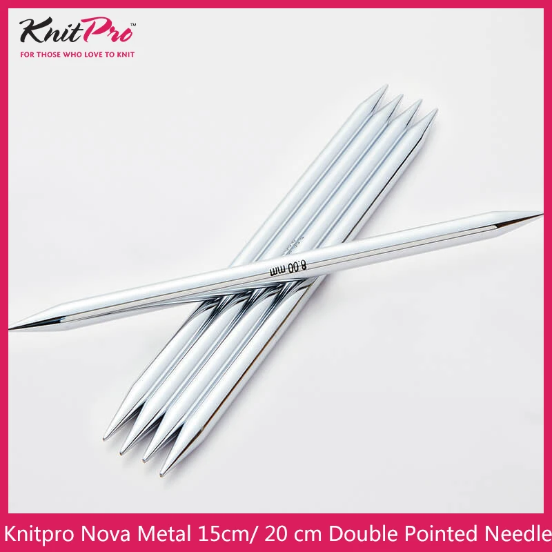 Knitpro Nova Metal 15cm/20 cm Double Pointed Knitting Needle