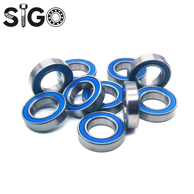 2PCS 6801RS Bearing ABEC-7 12x21x5 Mm Thin Section 6801-2RS Ball Bearings 61801 RS With Black Sealed L-2112DD