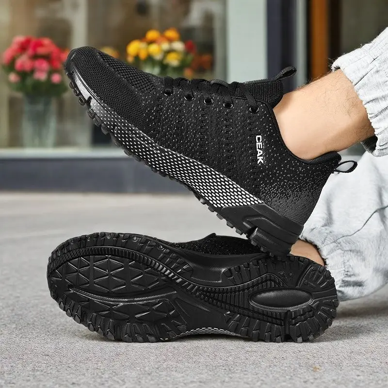 

Simple men's daily leisure sports men's shoes fashion mesh lightweight breathable men's outdoor running shoes