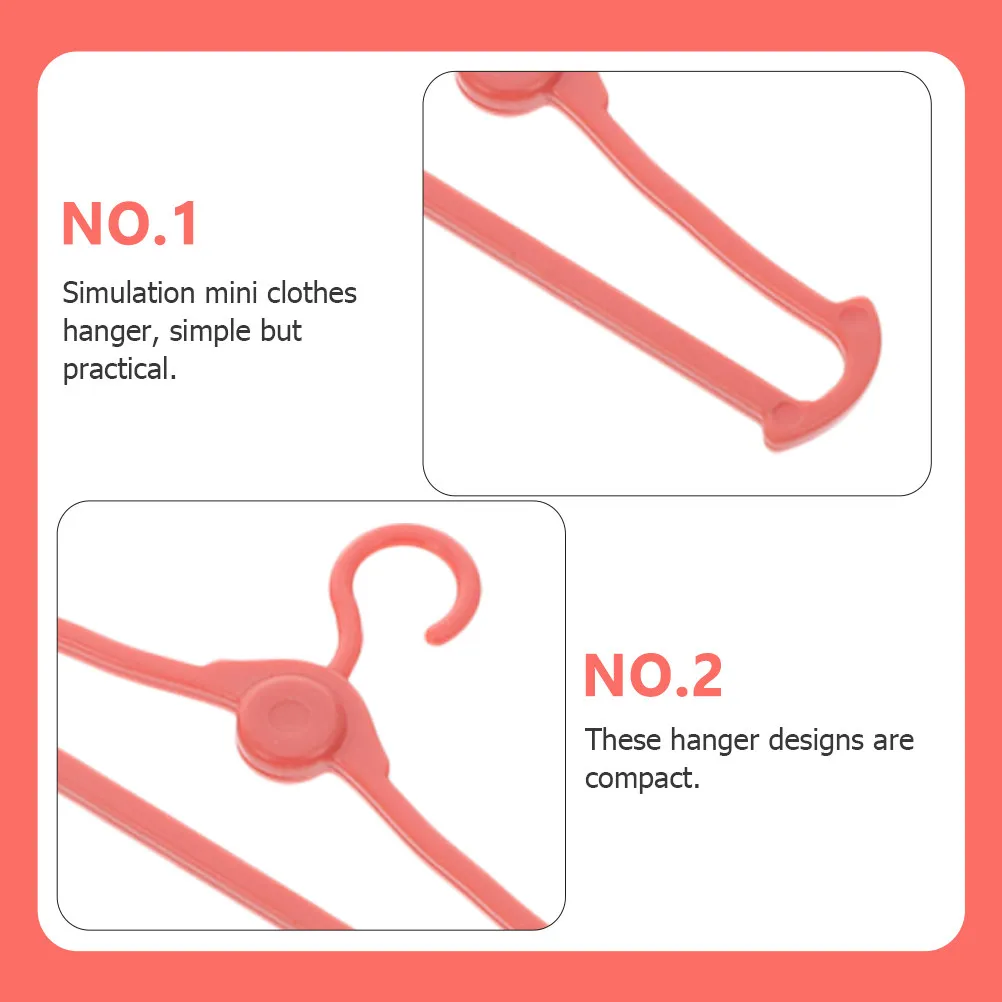 

60Pcs Mini Small Hangers Plastic Clothes Rack for Compact Wardrobe Organizer Hanging Storage Mini Hangers
