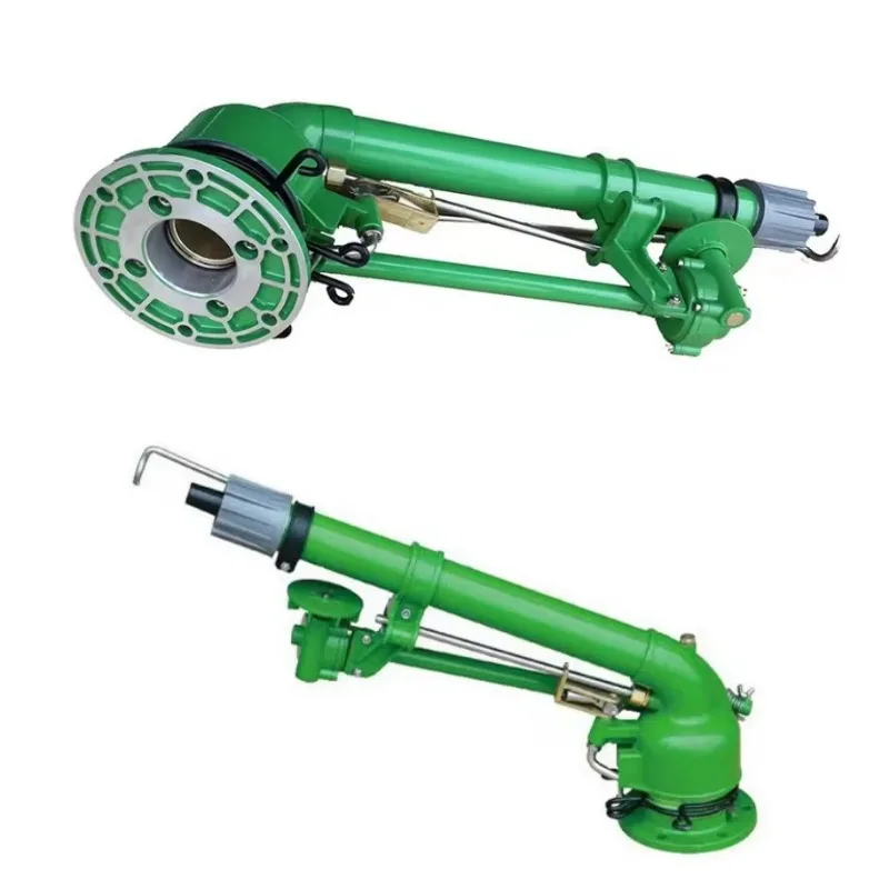 100m Spray Range Water Gun Agricultura Long Distance 360 Degree Rotary Big Rain Gun for Irrigation System