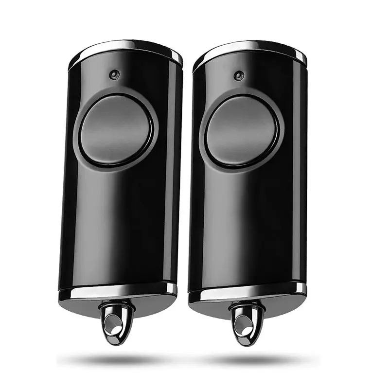 【SLEEK】Garagentor-Handfernbedienungssender, 1-Tasten-Funktion, glänzend schwarz, für Hormann HSE1-868-BS HS1 HSE2 Bisecur