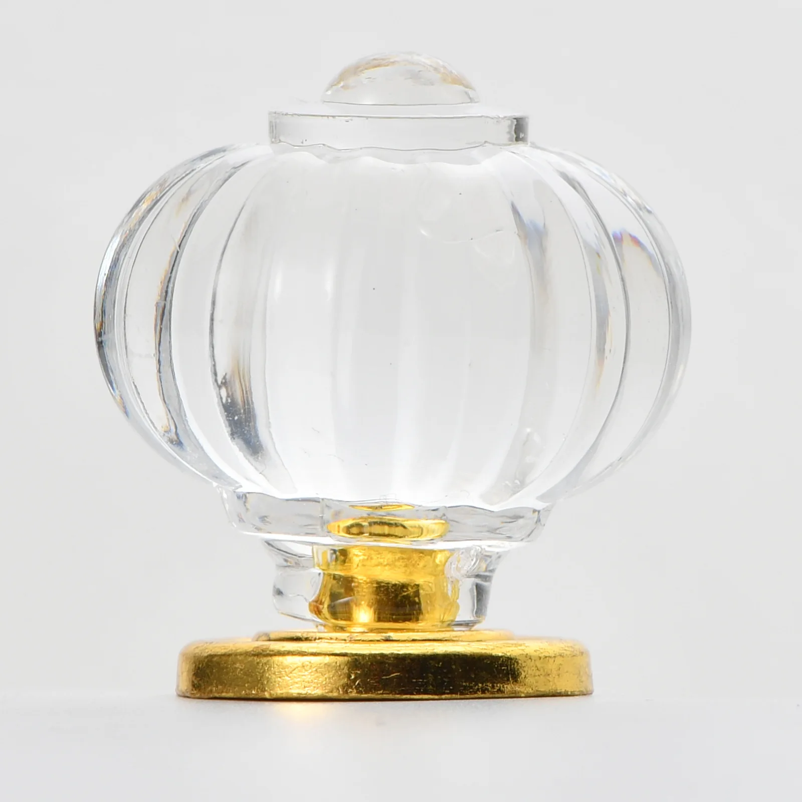 Cross-border acrylic single-hole gold transparent crystal handle light luxury cabinet bathroom cabinet drawer cabinet door handl