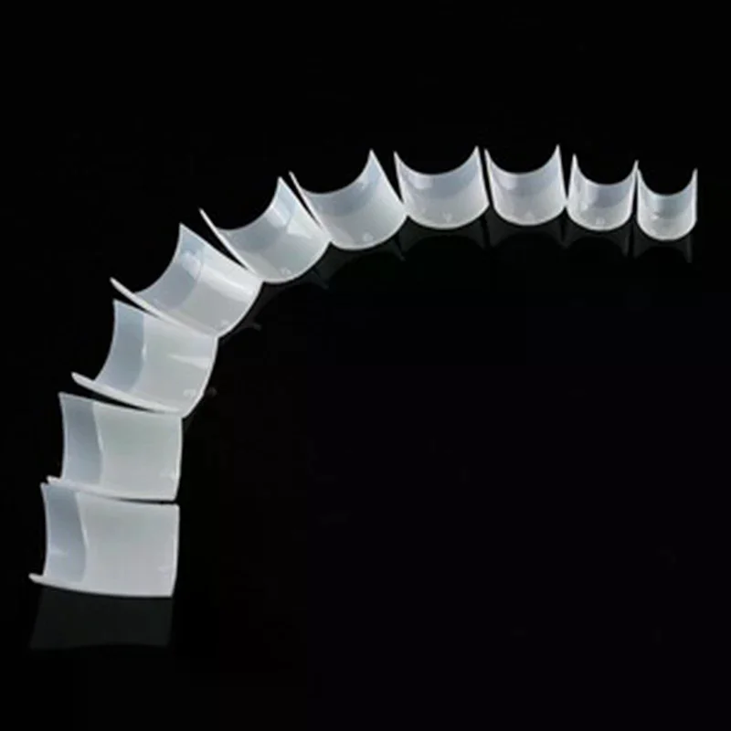 500 قطعة أظافر صناعية طبيعية نصائح أداة لصالون الأظافر توريد تو الأظافر واضح الاكريليك مانيكير أظافر صناعية نصائح لأصابع القدم #3