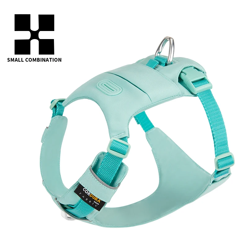 SMALL COMBINATION Pet Harness Nylon Webbing with 3M Reflection Adjutable Aluminum Alloy for Big Medium Small Dog XZH-H23004-1