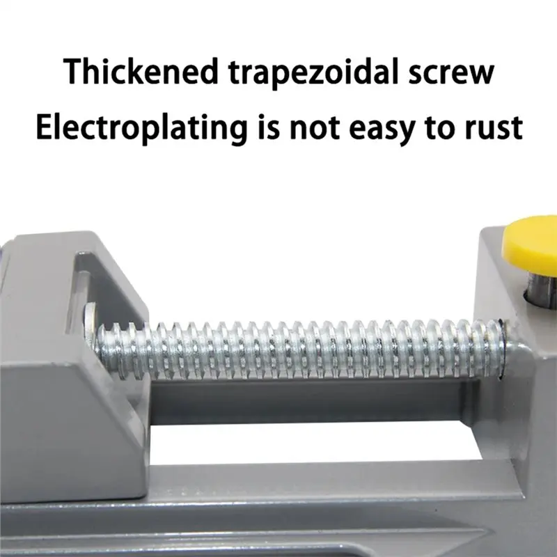 DT17 Aluminum Alloy Flat Clamp Table Clamp Fixed Clamping Hand Tool Electric Drill Bracket Accessory Quick Adjust