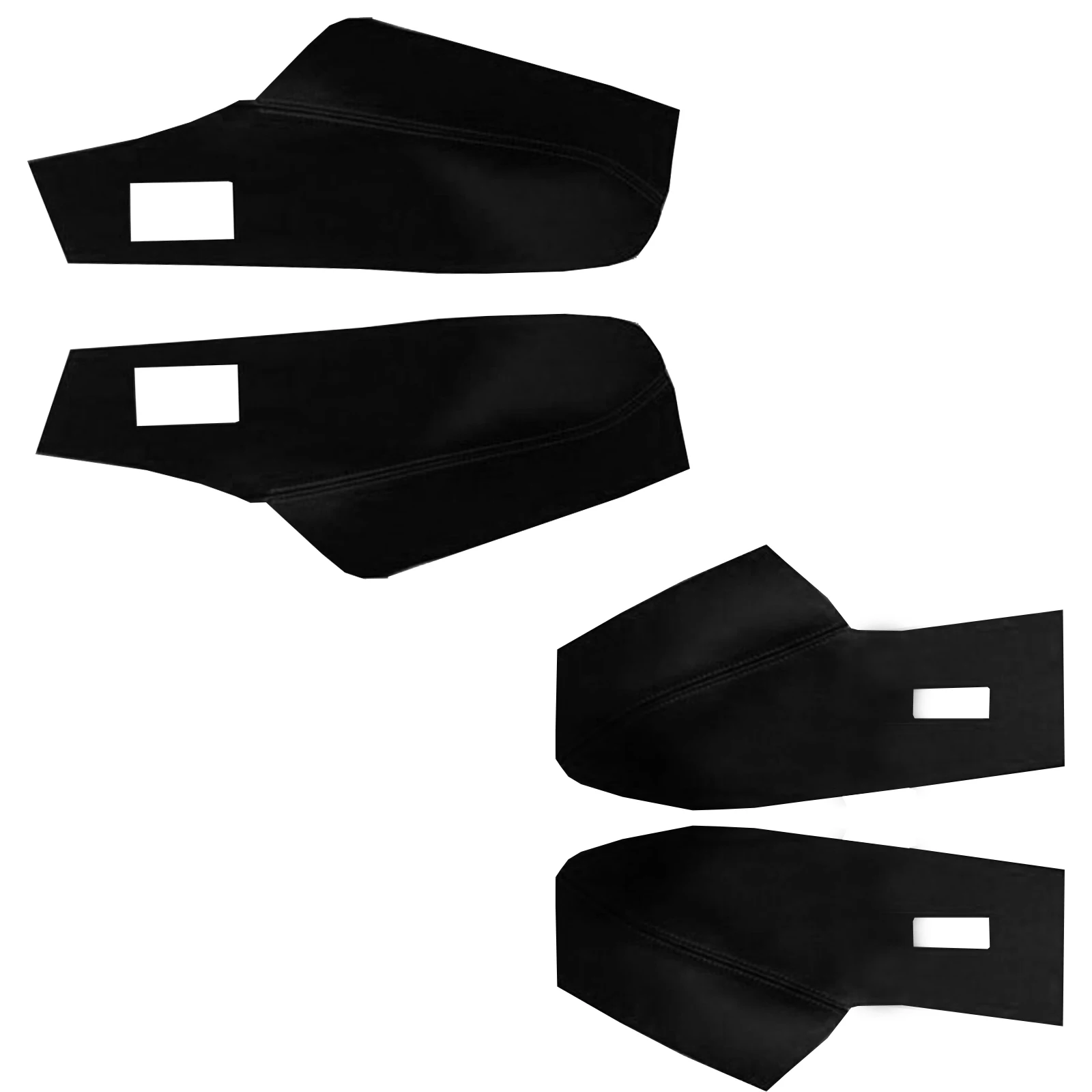 Perfect Fit For Volkswagen VW Polo 2011 2012 2013 2014 2015 2016 PU Leather Car Interior Door Armrest Panel Cover Sticker Trim
