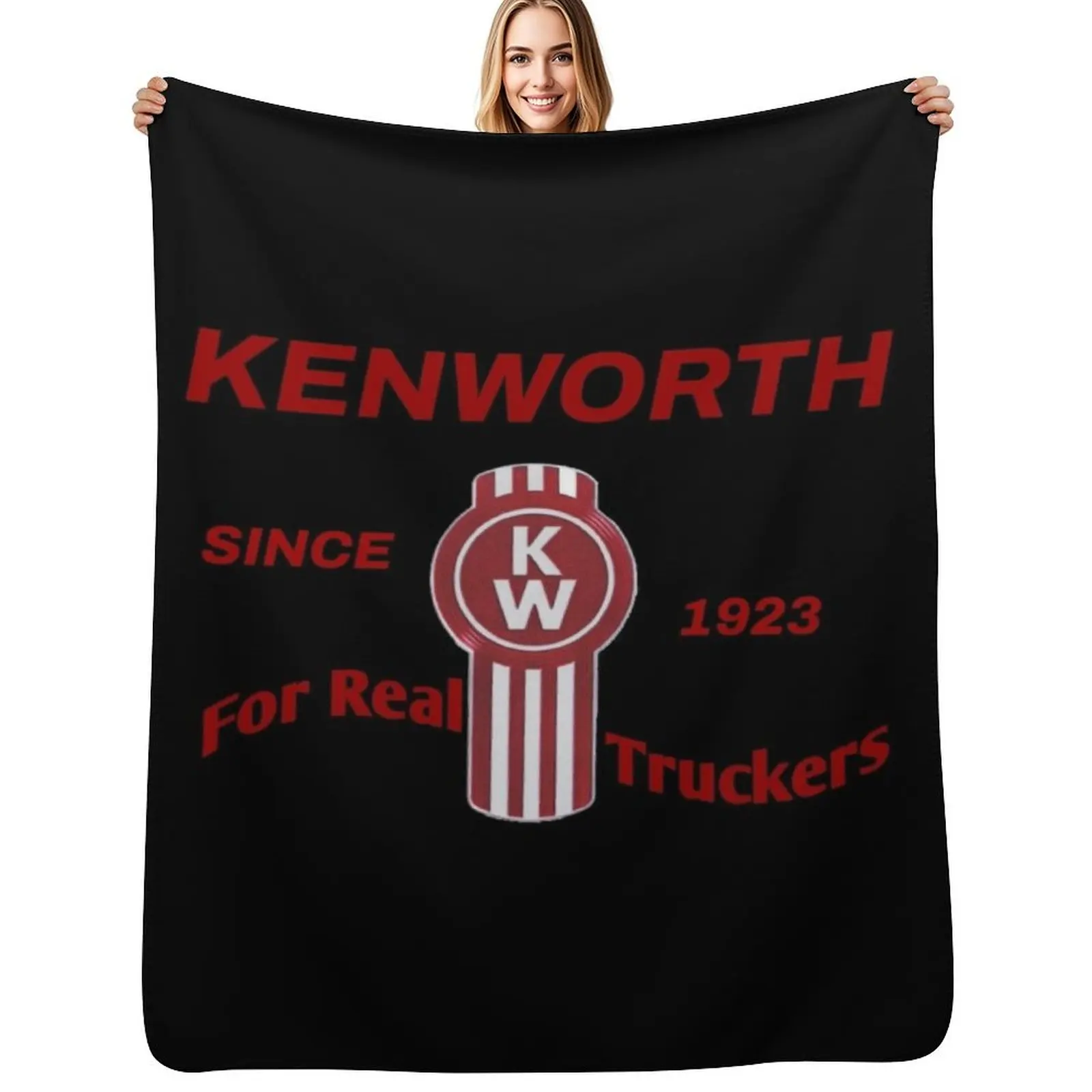 

Real trucker Throw Blanket Personalized Gift Decorative Beds Thins heavy to sleep Blankets