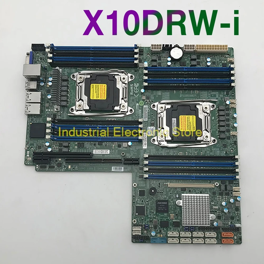 

X10DRW-i Server Motherboard For Supermicro Dual Server C612 2011 E5-2600 16 DIMMs 2400MHz DDR4 WIO