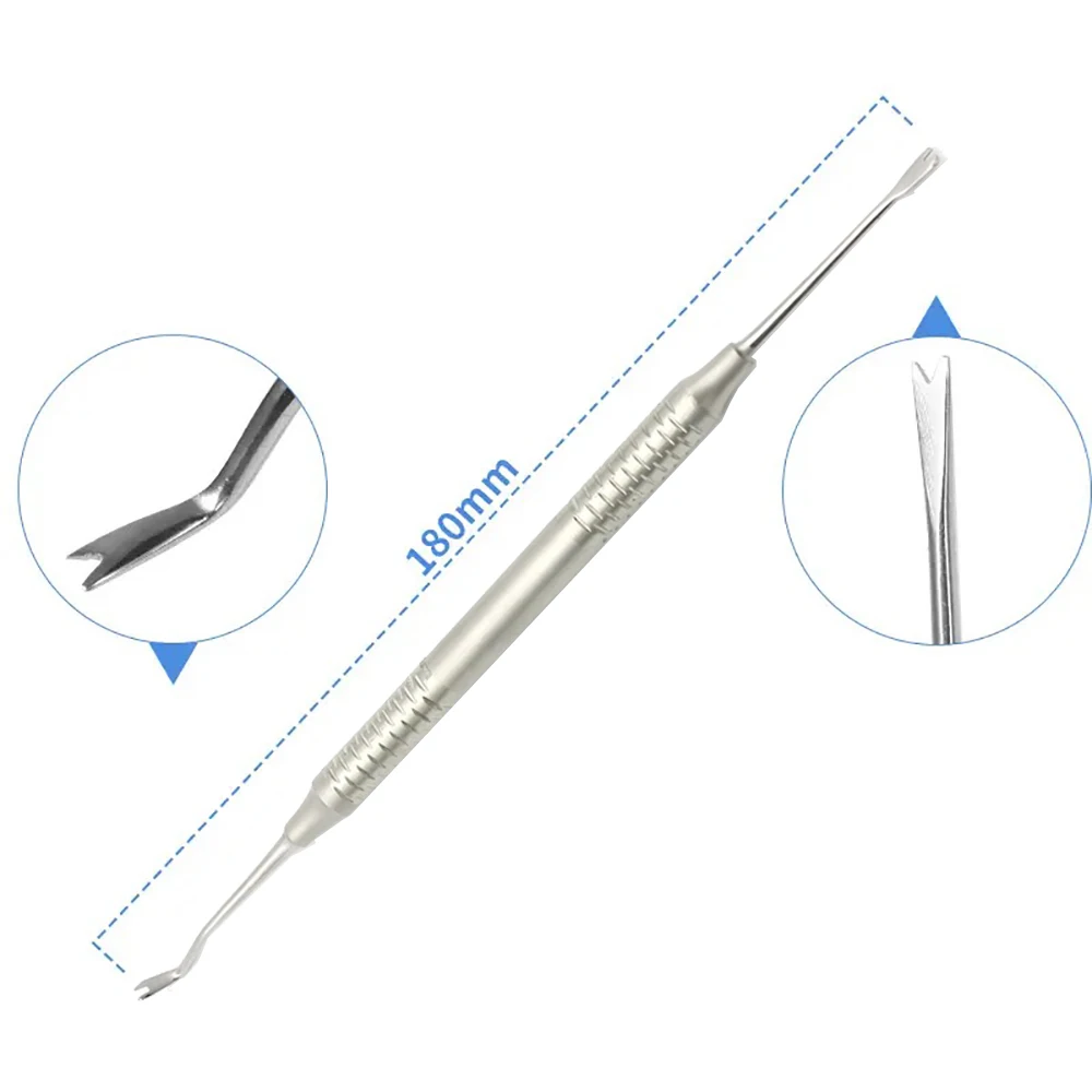 Dental Orthodontic Twirl-On Module Elastics Ligature Tie Placer Dentistry Archwire Placement Tools Instruments