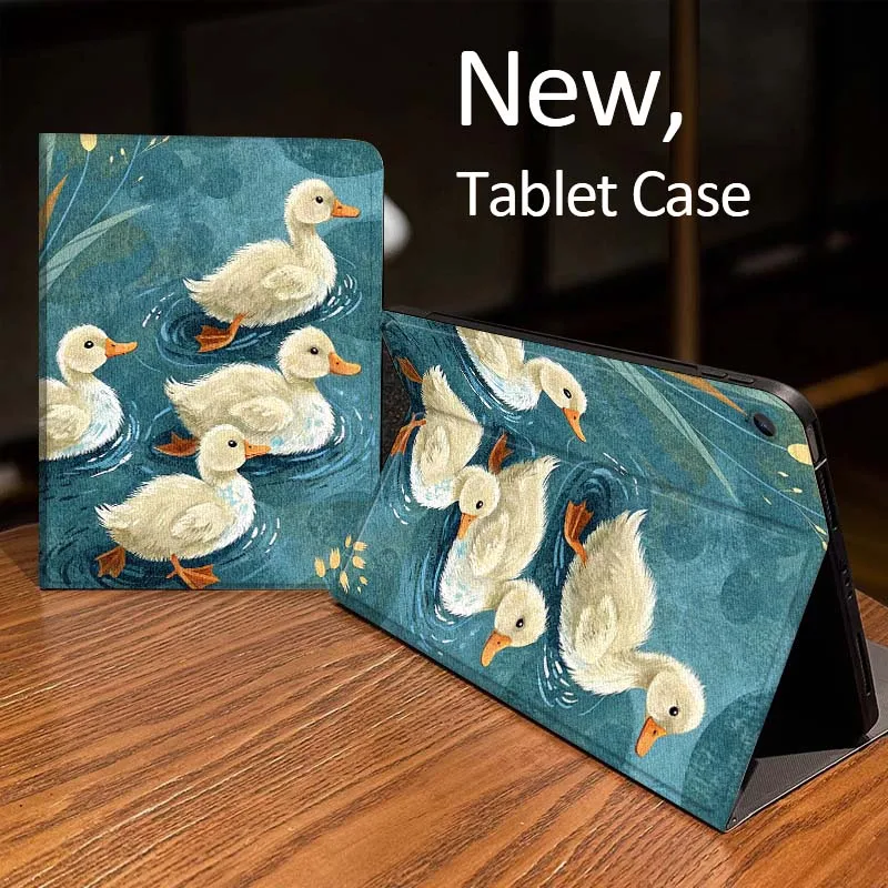 

Anime Swan Illustration Tablet Case For Samsung Galaxy Tab A A7 A8 A9 A11 S6 S11 Lite Plus 10.1 10.4 10.5 Inch