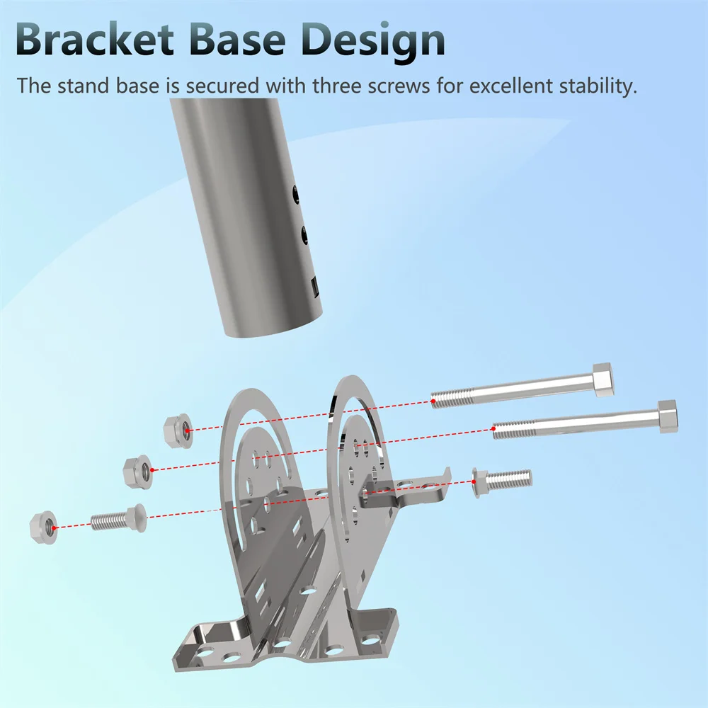 For Starlink Gen 3(V3) Long Wall Installed Connecting Rod Mount,Walls of Roof Adapter Holder metals Standard Bracket Connector