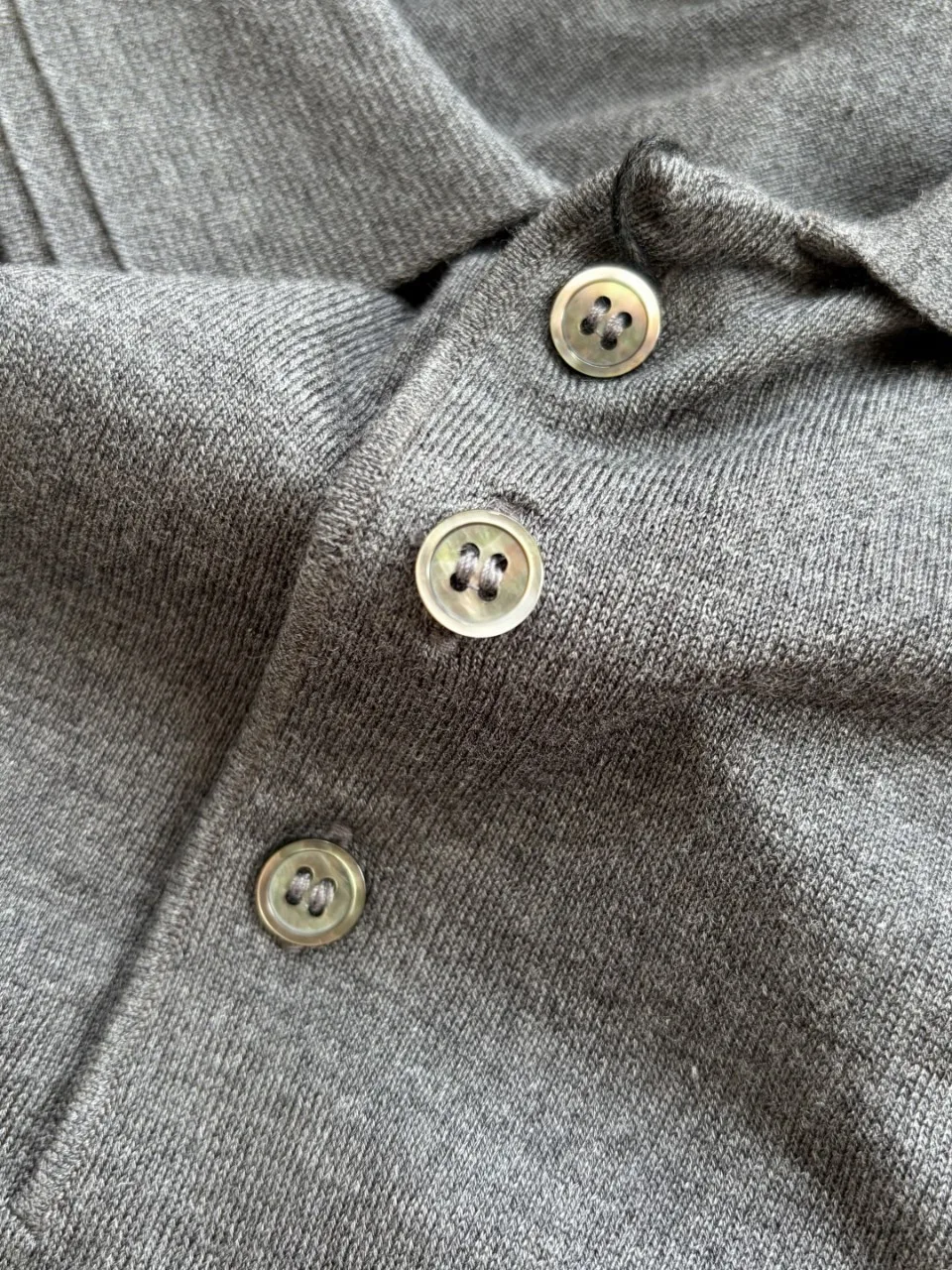 Men Old Money Style High Count Wool Knit Soft Summer Business Casual Collared Short Sleeve Polo Shirt