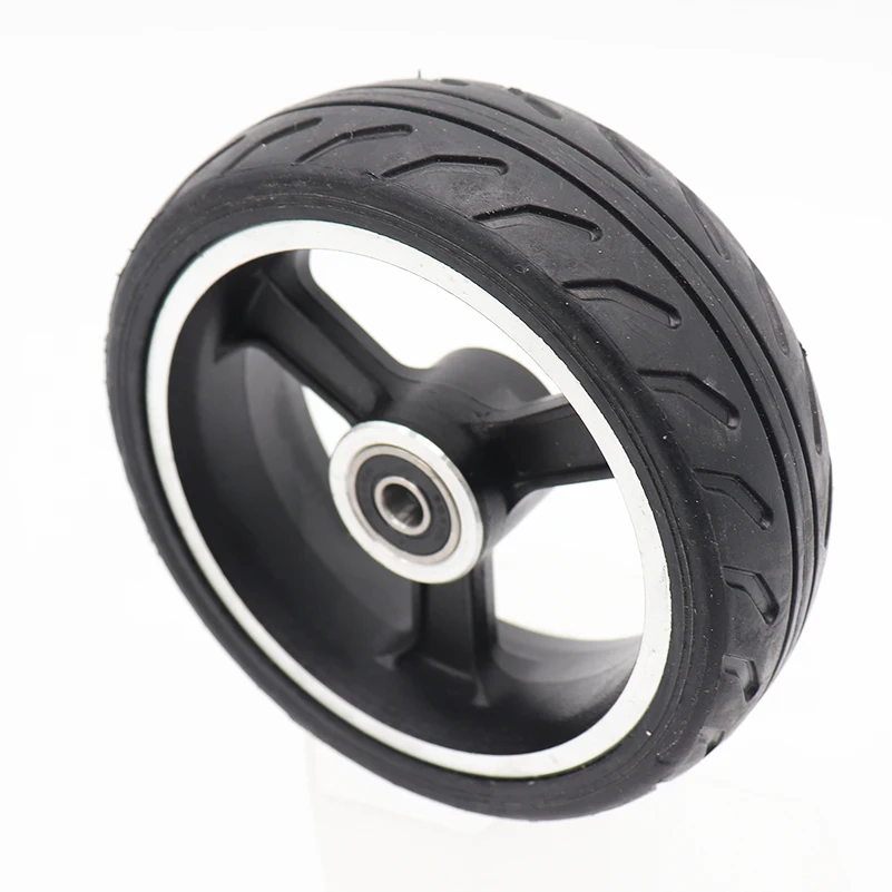 5 inch Solid wheels   tubeless tyre Fast wheel F0,jackhot,Nes carbon fiber scooter solid tire with alloy rim or plastic hub