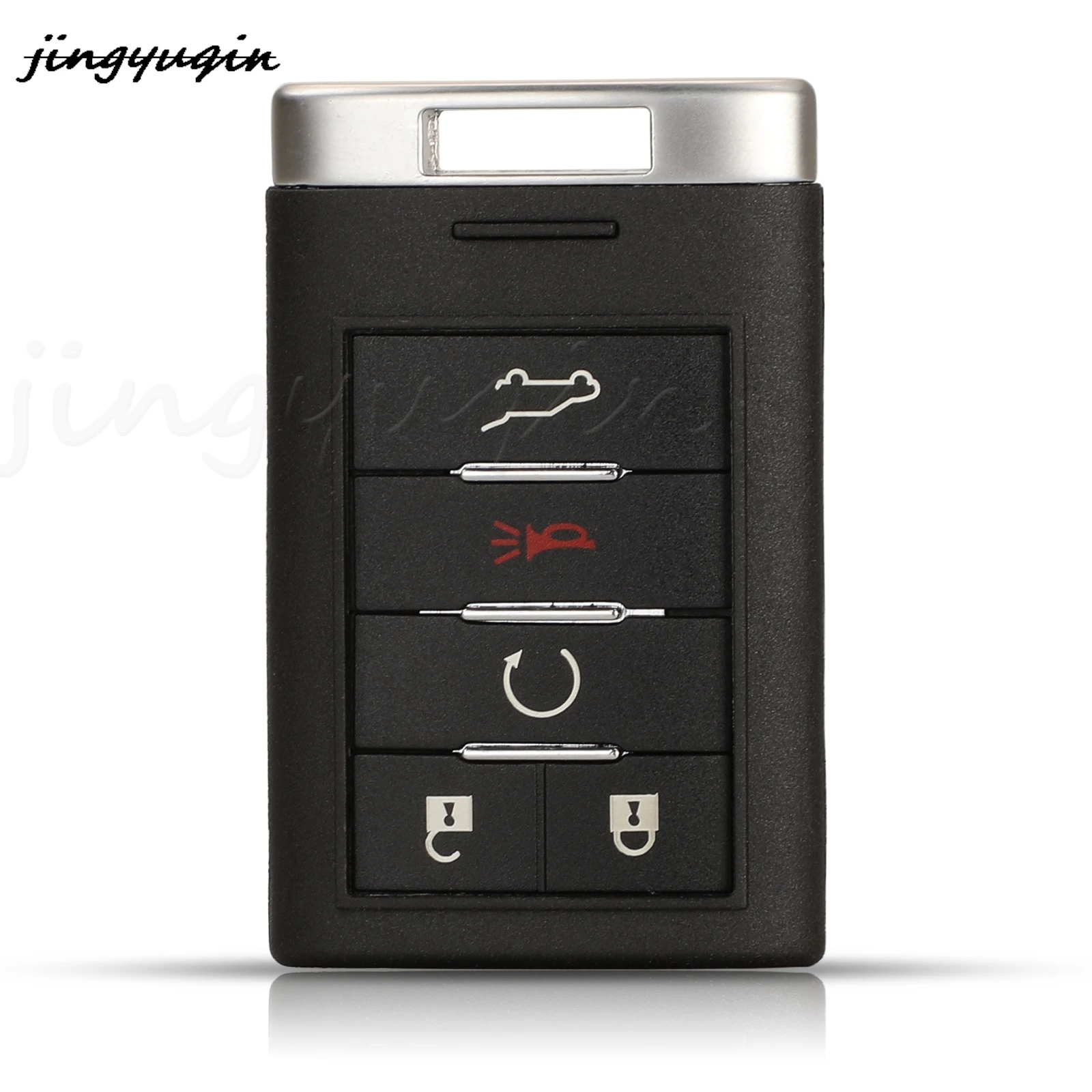 jingyuqin 5 Buttons Remote Car Key Shell For Cadillac SRX 2010 2011 2012 2013 2014