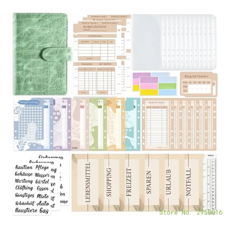 German Budget Planner Financial Planner Household Book Money Organiser Savings Book Finance Planner to Manage Your Money