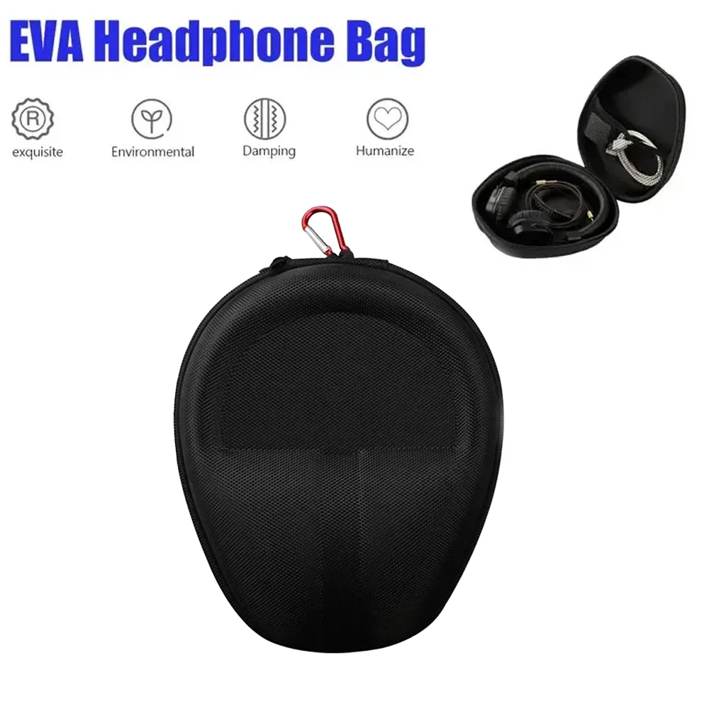 

EVA Hard Shell Earphone Case Portable Headphone Protective Storage Box for Xiaomi Audio-Technica Wireless Headset