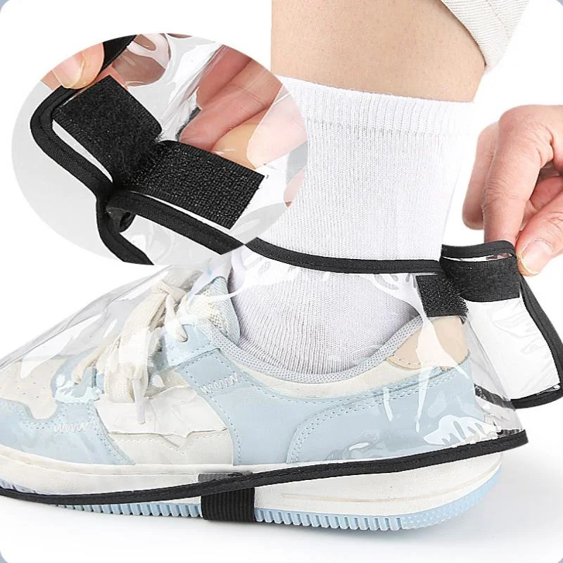 

1 пара прозрачных защитных накладок на обувь для парикмахеров, предотвращающих разрывы волос, для профессионального использования в барбершопах, устраняют проблему дискомфорта.