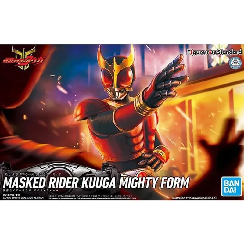 

В наличии Bandai, оригинальная фигурка, стандартная фигурка в маске, Райдер Куuga Mighty, комплект моделей, коллекция, экшн-фигурка, игрушка