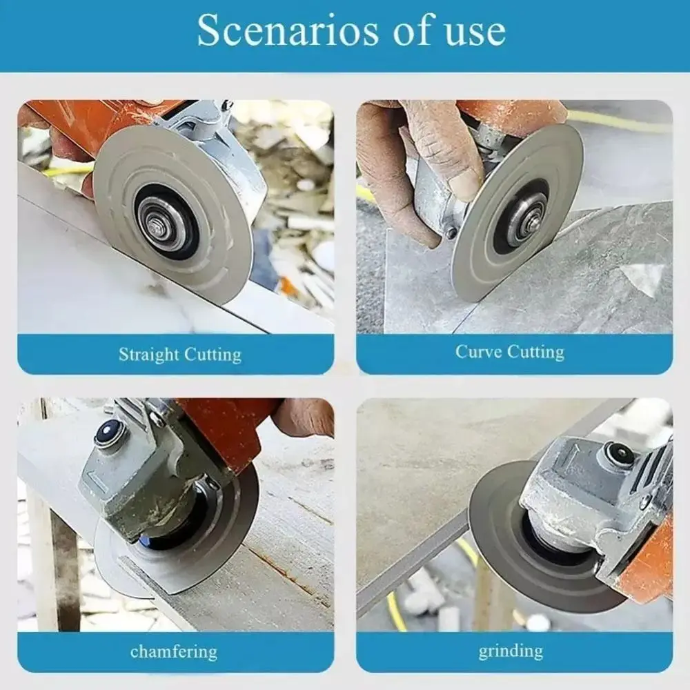 Ultra-Fine Ceramic Tile and Rock Slab Cutting Multifunctional Universal Grinding Disc Porous Cutting Blade Indestructible