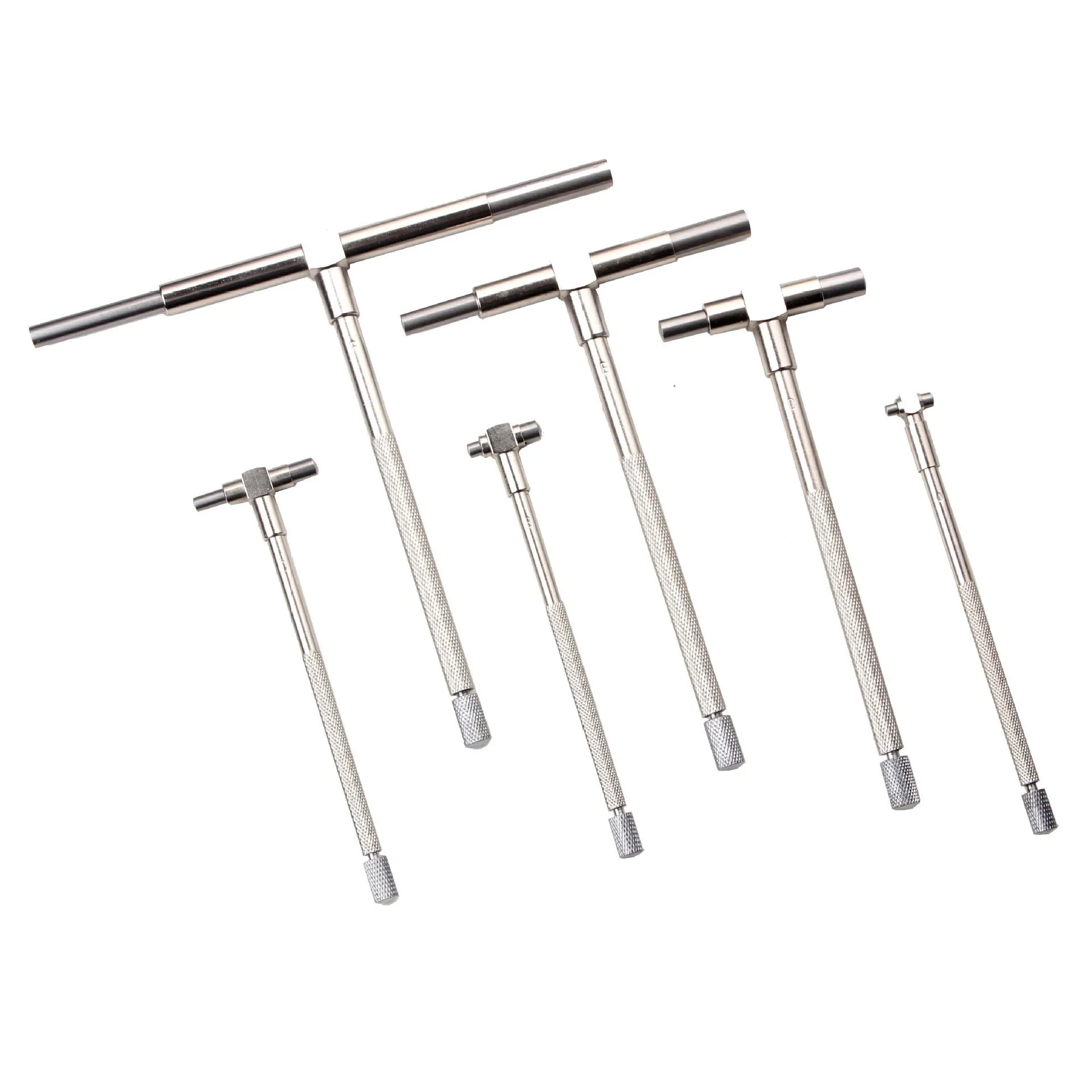 8-150mm inner diameter expandable gauge, adjustable inner diameter gauge, round head aperture measuring tool
