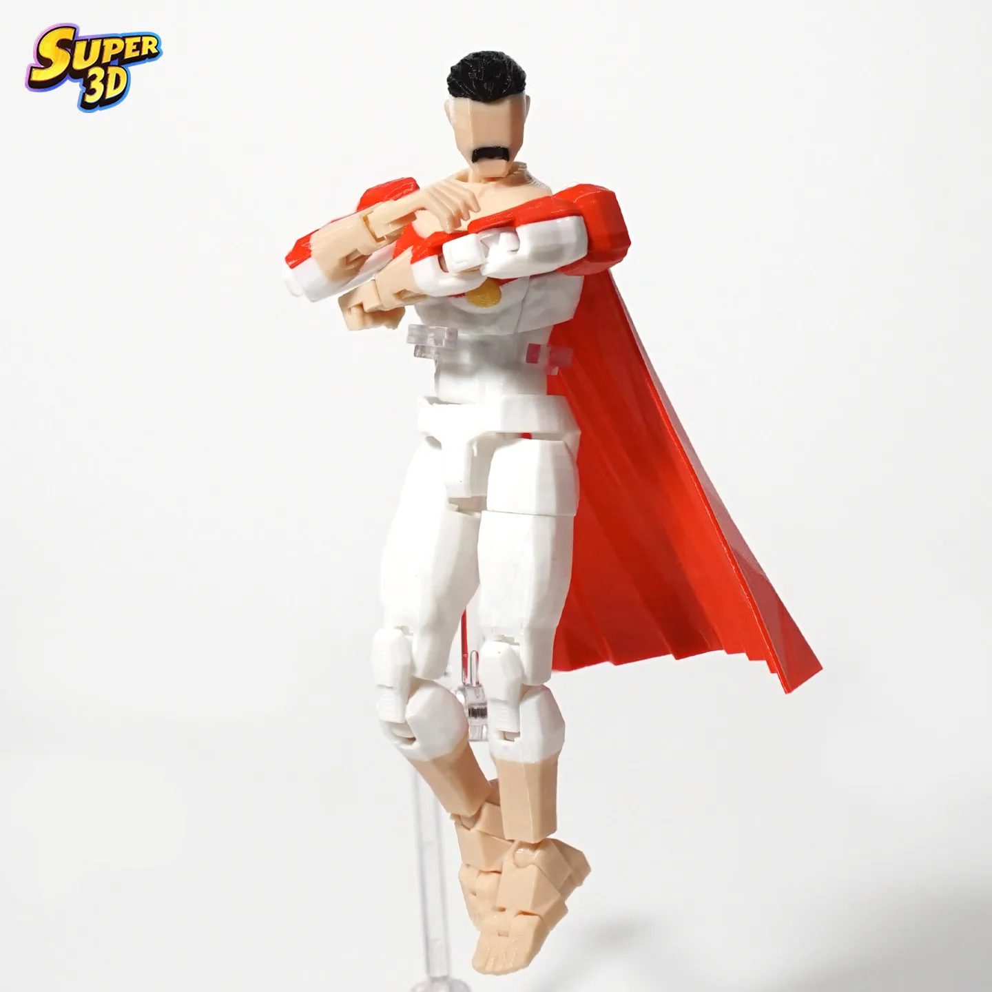 Super 3D 3D Printed Omni Man Invincible Coalition of Planets Nolan Grayson Dummy13 T13 Multi-Jointed Action Figure Toys view 2