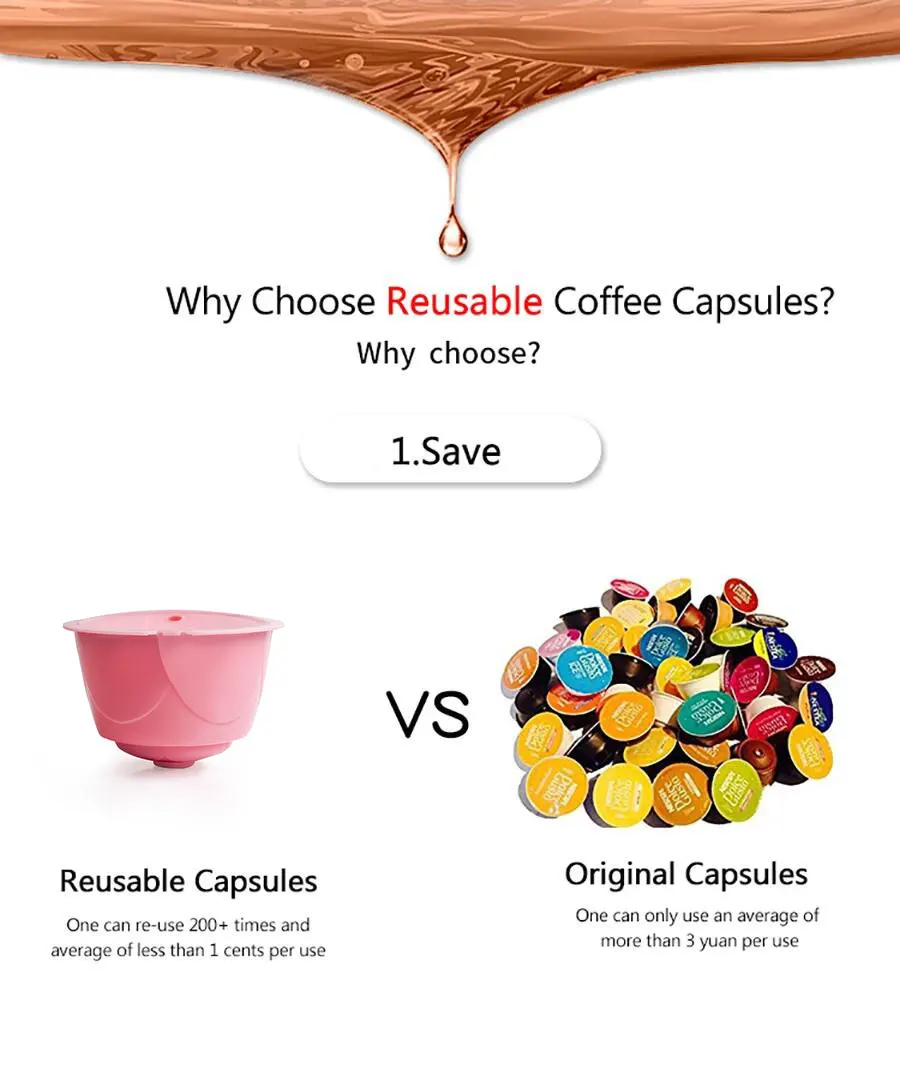 Capsules de café réutilisables pour Dolce Gusto, dosettes quotidiennes, capsule, outil, MiniMe, MF, Isma, Piccolo, Genio2