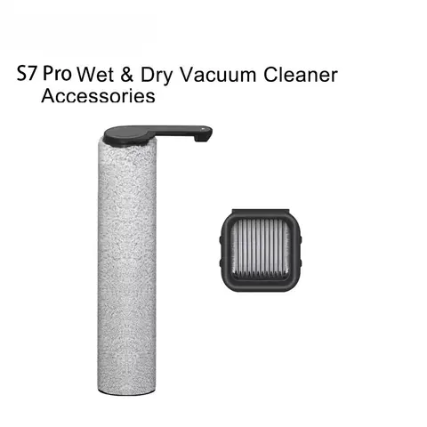 Oficjalne akcesoria do odkurzacza na mokro i sucho S7 Pro: szczotka rolkowa / filtr HEPA