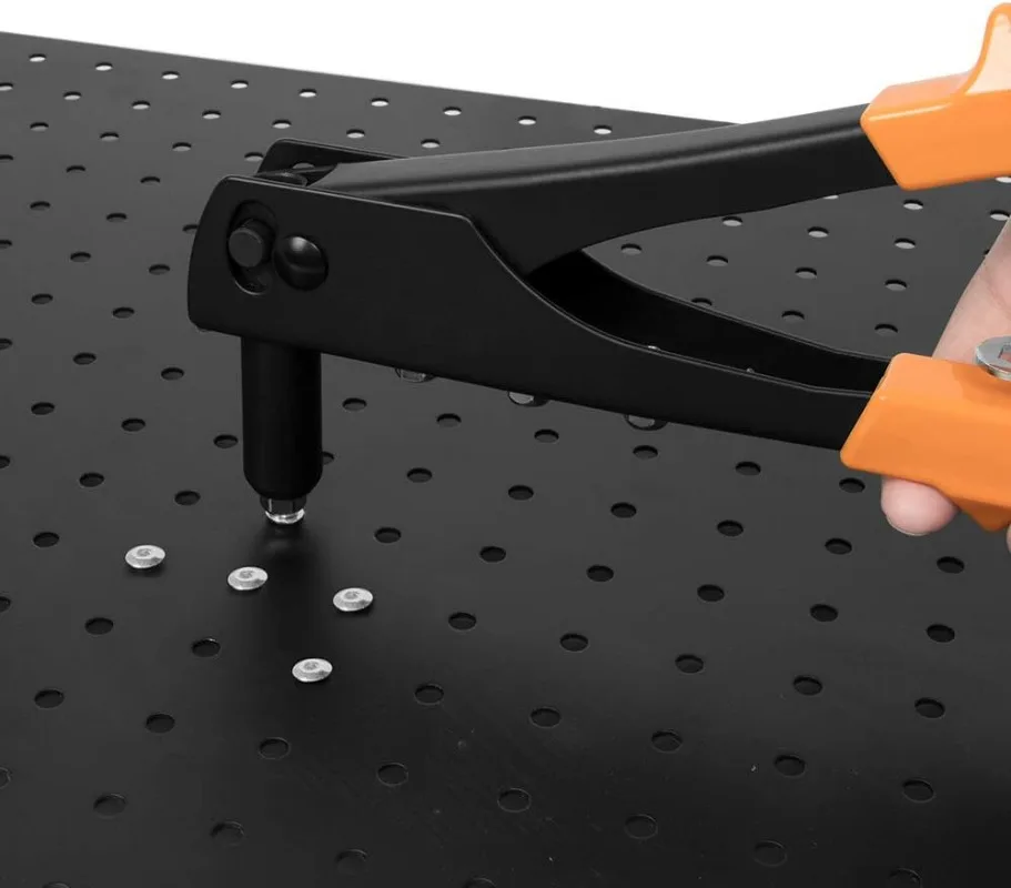 Heavy Duty Rivet Gun Hand Riveter Pop Rivet Gun Assortment DIY Automotive Furniture Marine Repairs Blind Rivets Guns Nuts Tools