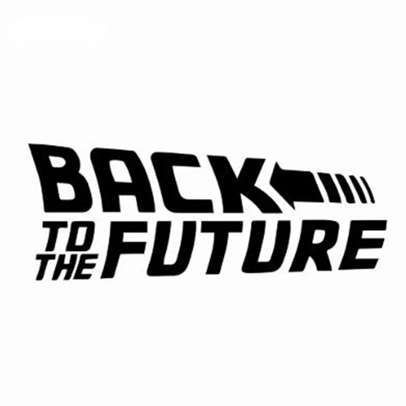 

Car stickers back to the future styling personality fashion car decoration accessories decals waterproof sunscreen 15 CM